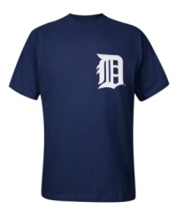 For every pitch, slide and dive, be there to represent your hometown heroes with this Detroit Tigers T shirt from Majestic Apparel. For every pitch, slide and dive, be there to represent your hometown heroes with this Detroit Tigers T shirt from Majestic Apparel.