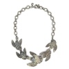 Marc by Marc Jacobs Petal to the Metal Flock Necklace, Argento Ox