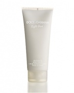 Light Blue Refreshing Body Cream is hydrating as it enhances fragrance application.
