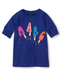 Little Marc Jacobs Girls' Lexa 2 Slub Tee - Sizes 2-6 Little Marc Jacobs Girls' Lexa 2 Slub Tee - Sizes 2-6