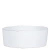 Vietri Lastra White Large Serving Bowl 10.75