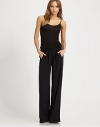 Exquisite silk and four-pocket styling give this casual-cool silhouette a dose of luxury. Button closureSlash pocketsBack slash pocketsRise, about 8½Inseam, about 34SilkDry cleanImportedModel shown is 5'10 (177cm) wearing US size Small.