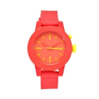 Nixon Women's A287685 Gogo Pink Rubber Pink Dial Watch Nixon Women's A287685 Gogo Pink Rubber Pink Dial Watch