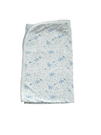 Noa Lily Blanket, Blue Cow Noa Lily Blanket, Blue Cow