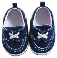Luvable Friends Boy's Slip-on Shoe for Baby, Navy Luvable Friends Boy's Slip-on Shoe for Baby, Navy