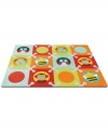 Little ones will have fun playing on this bright, colorful Playspot while finding their favorite zoo animal. Large in size and style, it makes a great cushiony area for playing. Unlike foam tiles safety-rated for children 3 years and up, Playspot is designed, tested and manufactured for younger children. It's easy to put together with our unique connector system, and you can configure it in endless ways to fit your playtime needs.