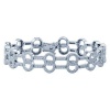 Women's Brilliant Diamond Bracelet in 18k White Gold