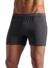 Calvin Klein Men's Underwear BXR Matrix Knit Slim Fit Boxer, Charcoal Heather, Medium Calvin Klein Men's Underwear BXR Matrix Knit Slim Fit Boxer, Charcoal Heather, Medium