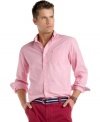 Cool chambray makes an instant casual statement-pick up this look from Izod for your weekend look. (Clearance)