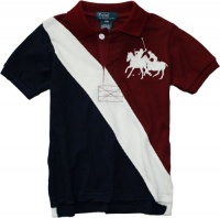 Polo Ralph Lauren Baby Boy's Dual Match Sash Polo (18 Month, Burgundy Multi) Polo Ralph Lauren Baby Boy's Dual Match Sash Polo (18 Month, Burgundy Multi)