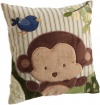 Kids Line Jungle 123 Throw Pillow, Brown