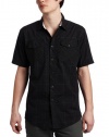 Burnside Men's Dialect Texture Short Sleeve Woven Shirt