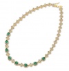 Kennedy Replica swarovski Crystal Emerald Necklace - JewelryWeb