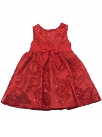 Rare Editions Baby Baby-girls Infant Soutach Dress, Red, 24 Months Rare Editions Baby Baby-girls Infant Soutach Dress, Red, 24 Months