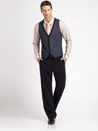 A micro-stripe jacket with contrast trim offers a modern approach to a sartorial classic.Button-frontWelt pockets95% cotton/ 5% elastaneDry cleanImported A micro-stripe jacket with contrast trim offers a modern approach to a sartorial classic.Button-frontWelt pockets95% cotton/ 5% elastaneDry cleanImported