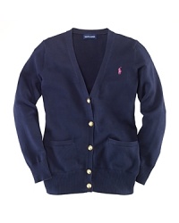 An essential cardigan is rendered in a soft, flat knit for a luxuriously lightweight feel and is crafted with a V-neckline and long, slouchy silhouette for a stylish look. An essential cardigan is rendered in a soft, flat knit for a luxuriously lightweight feel and is crafted with a V-neckline and long, slouchy silhouette for a stylish look.