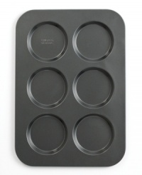 Top of the muffin to you! You can enjoy every morsel of your muffin when every crispy bit is your favorite part-the top. The nonstick pan makes 6 muffin tops that slide out effortlessly, taste delicious and are always baked to golden perfection! 10-year warranty. Top of the muffin to you! You can enjoy every morsel of your muffin when every crispy bit is your favorite part-the top. The nonstick pan makes 6 muffin tops that slide out effortlessly, taste delicious and are always baked to golden perfection! 10-year warranty.