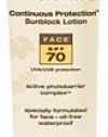Aveeno Active Naturals Continuous Protection Sunblock Lotion Face SPF 70, 3 Ounce