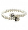 Honora Coil Bracelet With 7-8.5 MM White Fresh Water White Pearls.