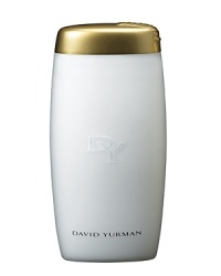 The David Yurman Luxurious Body Lotion envelops your skin in a sumptuous veil of softness, leaving it delicately fragranced with the intertwining notes of exotic woods, patchouli, and waterlily. The Luxurious Body Lotion is packaged in a translucent white elongated bottle with a gold flip top cap, accented with the David Yurman signature cable motif. The David Yurman Luxurious Body Lotion envelops your skin in a sumptuous veil of softness, leaving it delicately fragranced with the intertwining notes of exotic woods, patchouli, and waterlily. The Luxurious Body Lotion is packaged in a translucent white elongated bottle with a gold flip top cap, accented with the David Yurman signature cable motif.