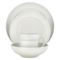 Dansk Tera White 4-Piece Place Setting, Service for 1 Dansk Tera White 4-Piece Place Setting, Service for 1