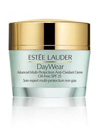It's the most important thing you'll put on today. Has an effective anti-oxidant power to defend against signs of premature aging and diminish their appearance. Oil-free formula helps safeguard skin with advanced broad-spectrum sunscreen. Visibly reduces the first signs of aging, like dullness and fine, dry lines. Skin feels smoother, looks fresher and healthier instantly. Wear DayWear and feel confident in your beautiful skin. Oil-free. 1.7 oz. It's the most important thing you'll put on today. Has an effective anti-oxidant power to defend against signs of premature aging and diminish their appearance. Oil-free formula helps safeguard skin with advanced broad-spectrum sunscreen. Visibly reduces the first signs of aging, like dullness and fine, dry lines. Skin feels smoother, looks fresher and healthier instantly. Wear DayWear and feel confident in your beautiful skin. Oil-free. 1.7 oz.