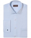 Sleek sophisticated style that is unparalleled. This Tasso Elba dress shirt is always a classic.