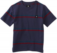 DC Apparel - Kids Boys 8-20 Wormser Crew Neck Shirt, Blue Indigo, Large DC Apparel - Kids Boys 8-20 Wormser Crew Neck Shirt, Blue Indigo, Large