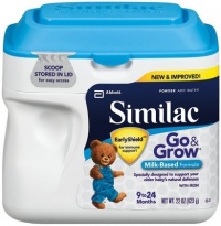 Similac Go & Grow Milk Based Formula, Powder, 22-Ounces (Pack of 6) Similac Go & Grow Milk Based Formula, Powder, 22-Ounces (Pack of 6)