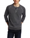 Ben Sherman Men's Long Sleeve Sueded Raglan Sweat Top