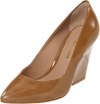 Pour La Victoire Women's Aeesha Wedge Pump,Tobacco Patent,9.5 M US