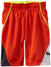 Puma - Kids Boys 2-7 Little Achieve Short, Orange, 6 Puma - Kids Boys 2-7 Little Achieve Short, Orange, 6