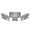 A lace handkerchief once presented to Jackie Kennedy was the inspiration behind this sparkling, limited-edition crystal punch bowl set, designed by John Connolly for Waterford.