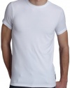 Calvin Klein Men's Steel Micro S/S Crew, White, X-Large