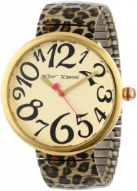 Betsey Johnson Women's BJ00039-02 Analog Leopard Expansion Band Watch Betsey Johnson Women's BJ00039-02 Analog Leopard Expansion Band Watch