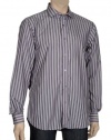 Michael Kors Mens Classic Fit Striped Dress Shirt Medium M Long Sleeves