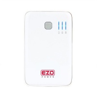 EZOPower White 2-Port Ultra High-capacity Portable External Rechargable Backup Battey Pack -8000mAh (2A) for SmartPhone, Cell Phone, iPad, iPhone, Blackberry and more