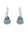 Add a splash of color and a hint of sparkle with Swarovski's chic drops. Earrings feature blue crystals in silver tone mixed metal. Approximate drop: 1-1/10 inches.