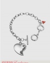 GUESS Simple Heart Charm Bracelet, SILVER