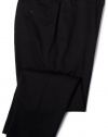 Savane Men's Big & Tall Wrinkle Free Flat Front Twill Pant