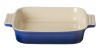 Le Creuset Stoneware 1-1/2-Quart 9-Inch Square Baking Dish, Cobalt Blue