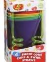 Jelly Belly Silicone Cups and Swirl Straws