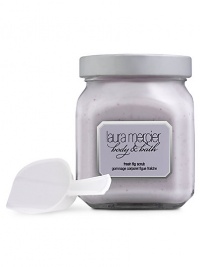 Achieve a radiant and youthful glow by massaging your skin with Laura Mercier's Fresh Fig Body Scrub. This delicious and pampering body polish, made from natural Fig Seeds and Jojoba, gently exfoliates skin, while Shea Butter and Honey naturally condition and protect. Sweet Almond and Rice Proteins, along with Pro-Vitamin B-5 provide moisture balance and protection. For skin that feels super soft and smooth, indulge in this luxurious Body Scrub. 12 oz. 