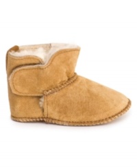 Give her the comfort and style of this soft suede bootie from Emu this winter. Give her the comfort and style of this soft suede bootie from Emu this winter.