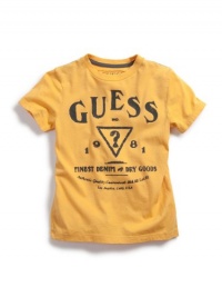 GUESS Kids Boys GUESS Kids Boys Triangle Tee, YELLOW (7) GUESS Kids Boys GUESS Kids Boys Triangle Tee, YELLOW (7)