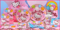 Hello Kitty Party Supplies Tableware For 16 Guests Hello Kitty Party Supplies Tableware For 16 Guests