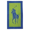 Ralph Lauren's Big Pony takes center stage on this vibrant beach towel, crafted from plush, highly absorbent cotton with a printed Polo logo at the hem for an iconic finish.