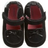 Robeez Mini Shoez, style: Courtyard Mary Jane, color: black, size: 3-6 months