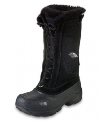 The North Face Shellista Lace Boots (Girls Youth Sizes 10 - 7) - black/foil gray, 13 youth