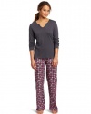 Intimo Women's Warm Knits Pajama Set